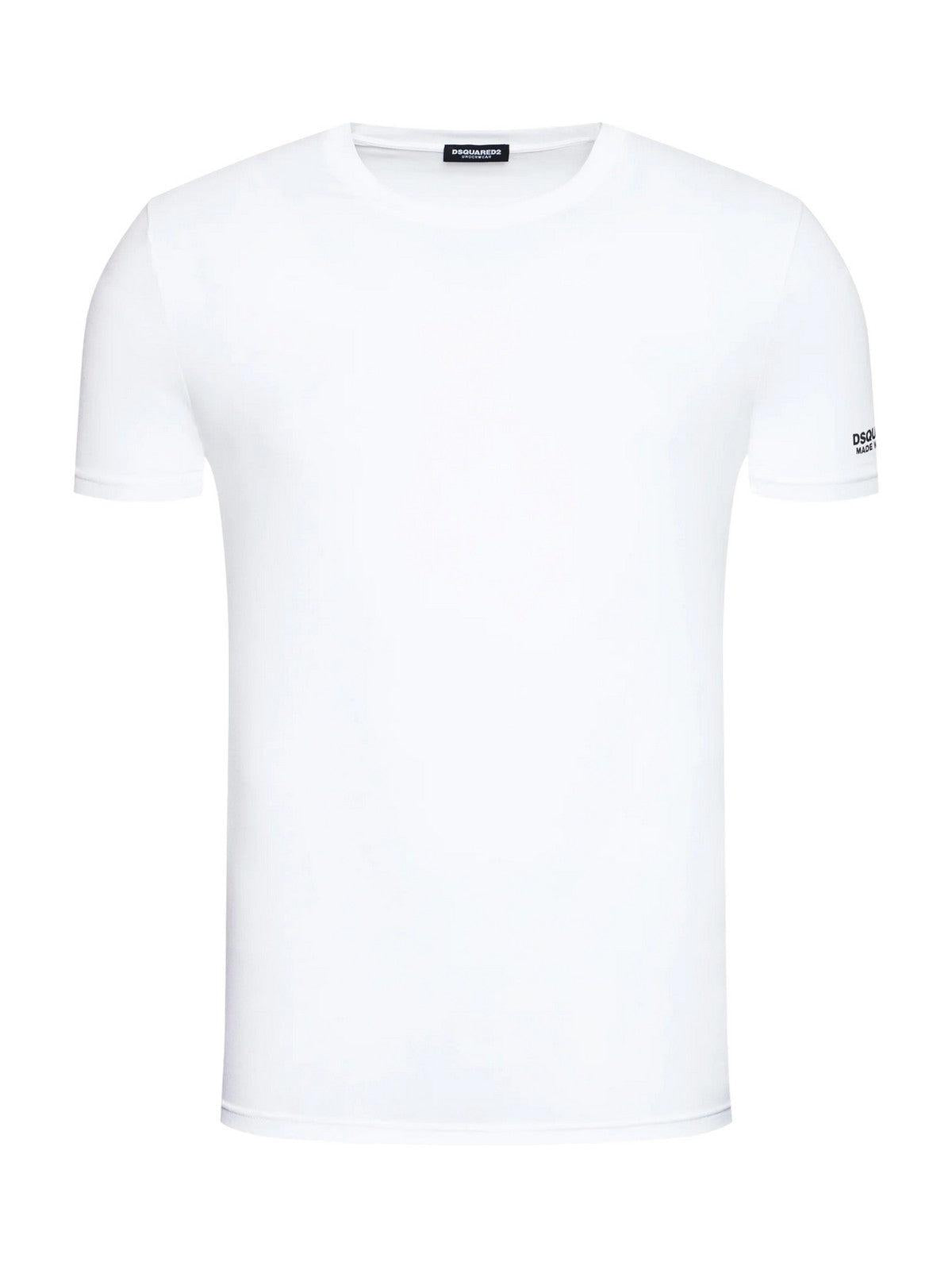 DSQUARED2 T-Shirt e Polo Uomo D9M203520 100 Bianco - Stilato