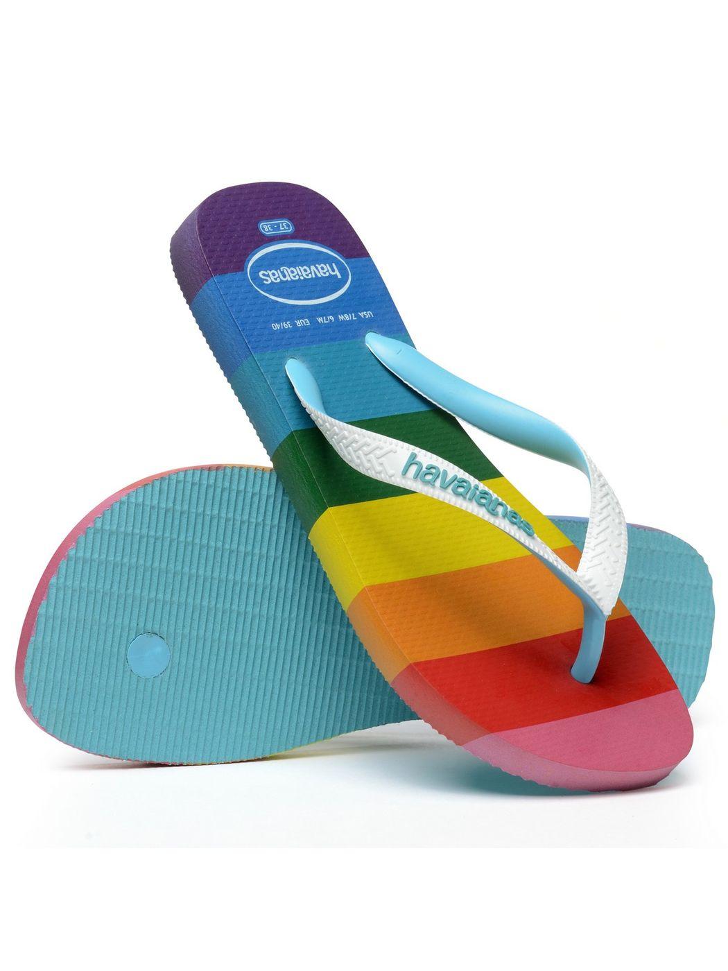 HAVAIANAS Infradito Unisex adulto Hav. Top pride allover 4145742.0031 Blu - Stilato