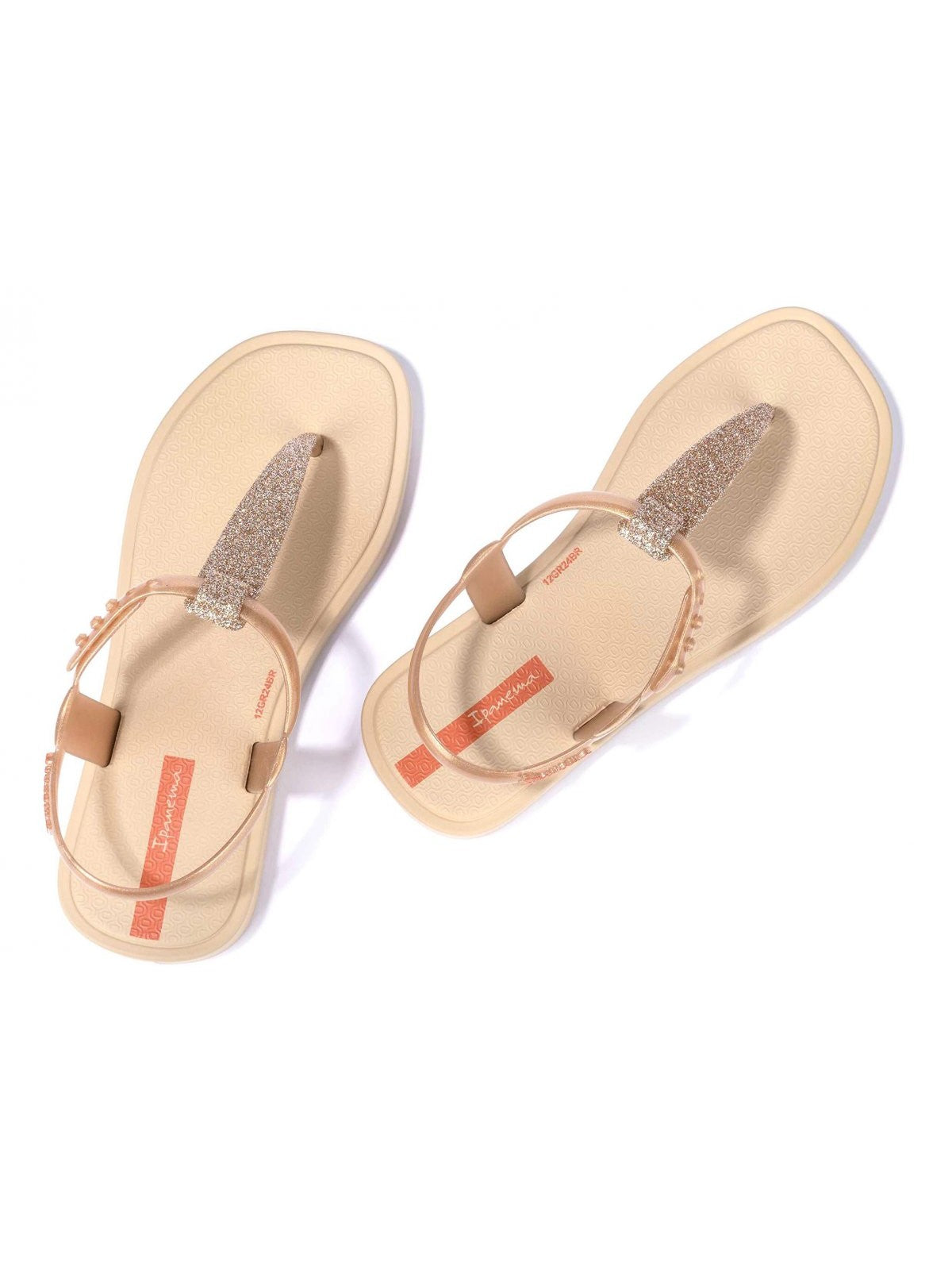IPANEMA Girls' Sandal IP.83706 BD033 BEIGE/GLITTER/RED