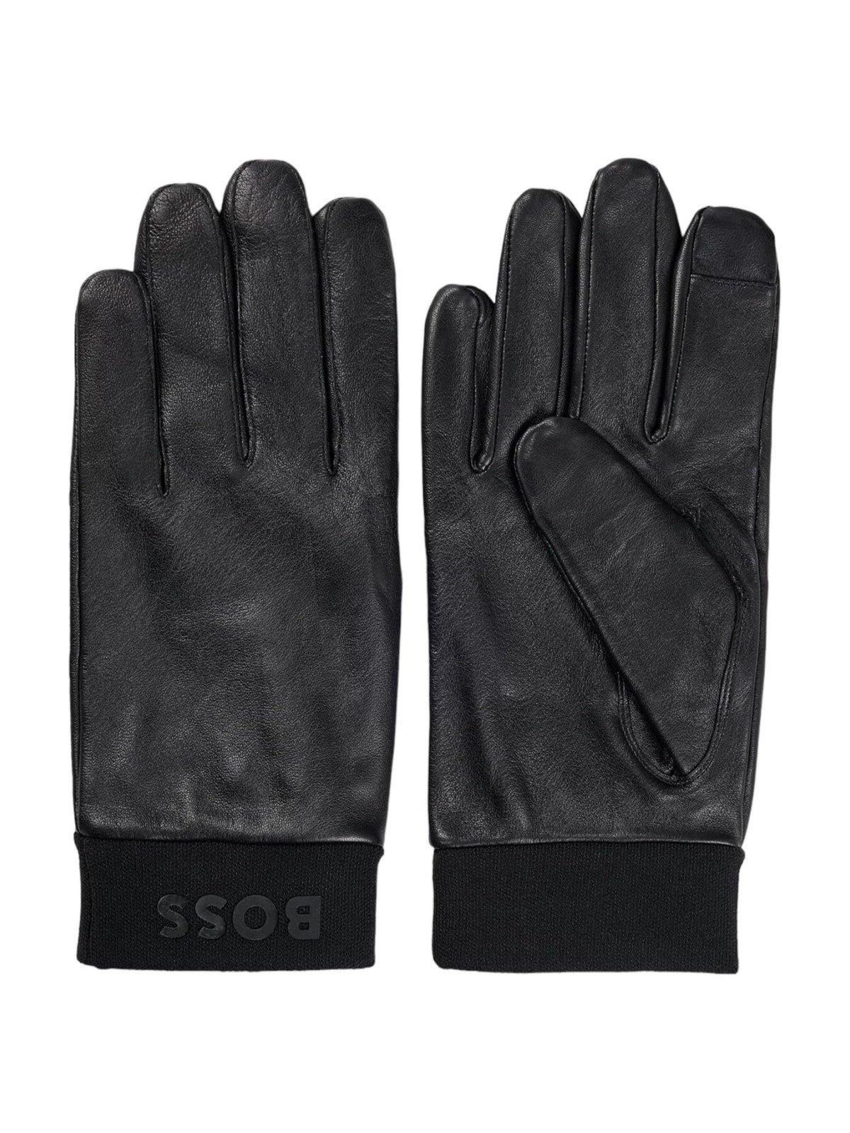 HUGO BOSS Guanti Uomo 50502581 001 Nero - Stilato