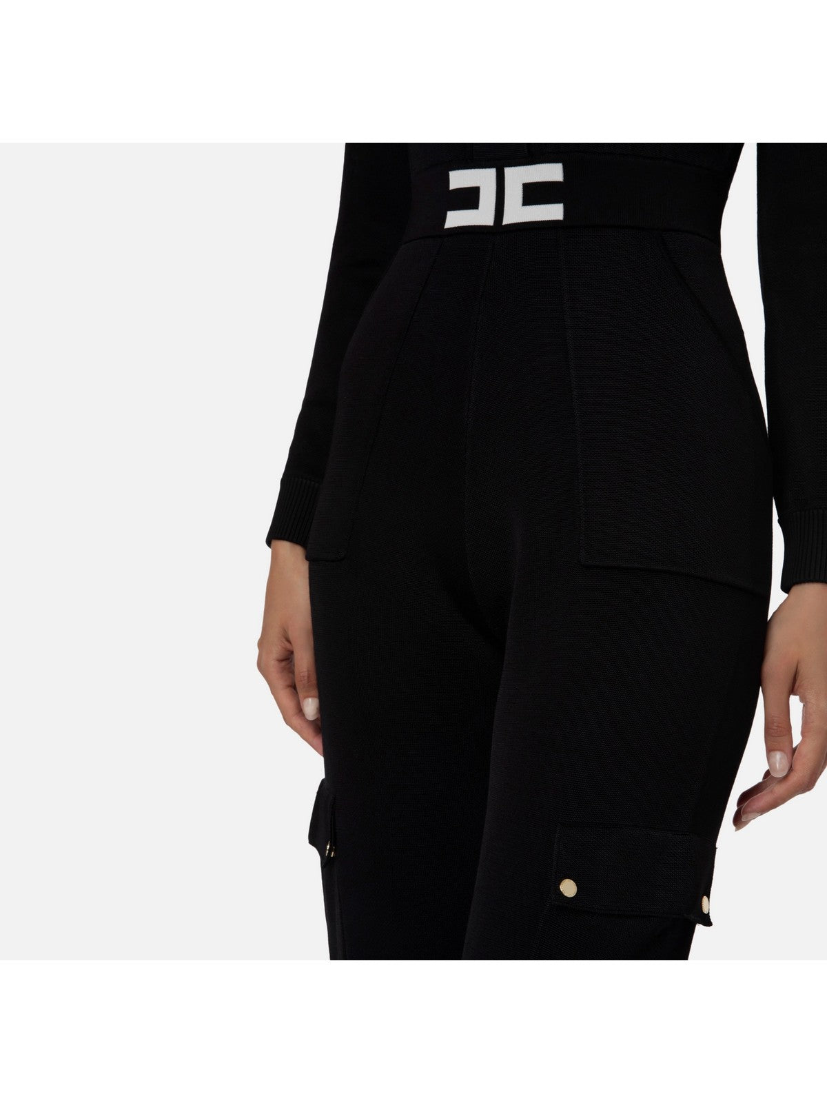 ELISABETTA FRANCHI Tuta Donna KT35S36E2 685 Nero - Stilato