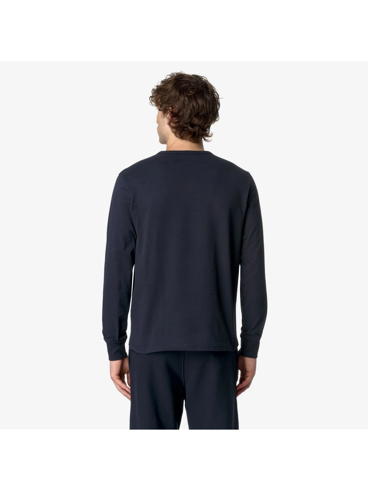 K-WAY T-Shirt e Polo Uomo ELMER JS PEACH K8136DW K89 Blu - Stilato