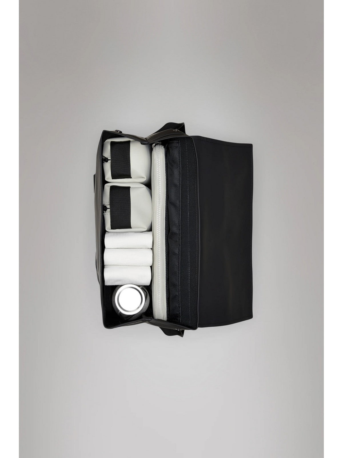 RAINS Borsa Unisex adulto MSN Bag 13300 BLA Nero - Stilato