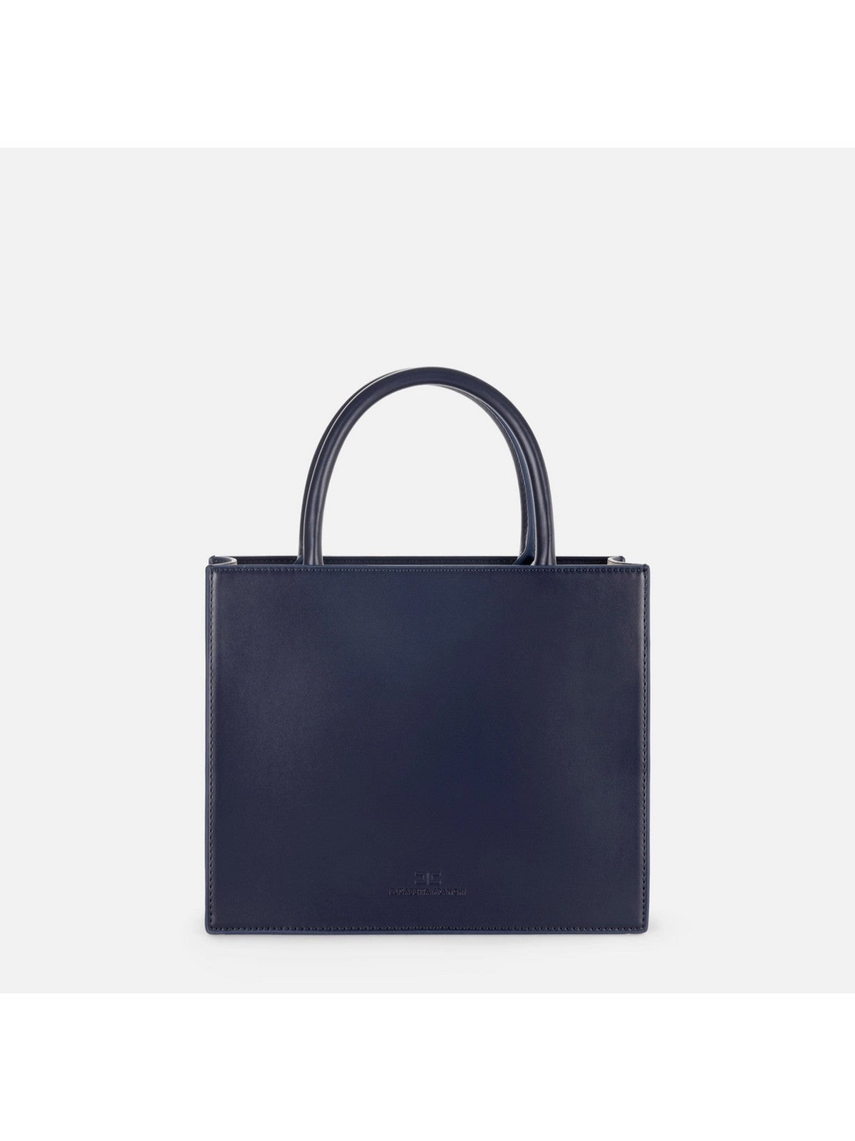 Borsa a Mano Donna Blu Elisabetta Franchi Piccola Con Logo - BS06A46E2 B75 - Stilato
