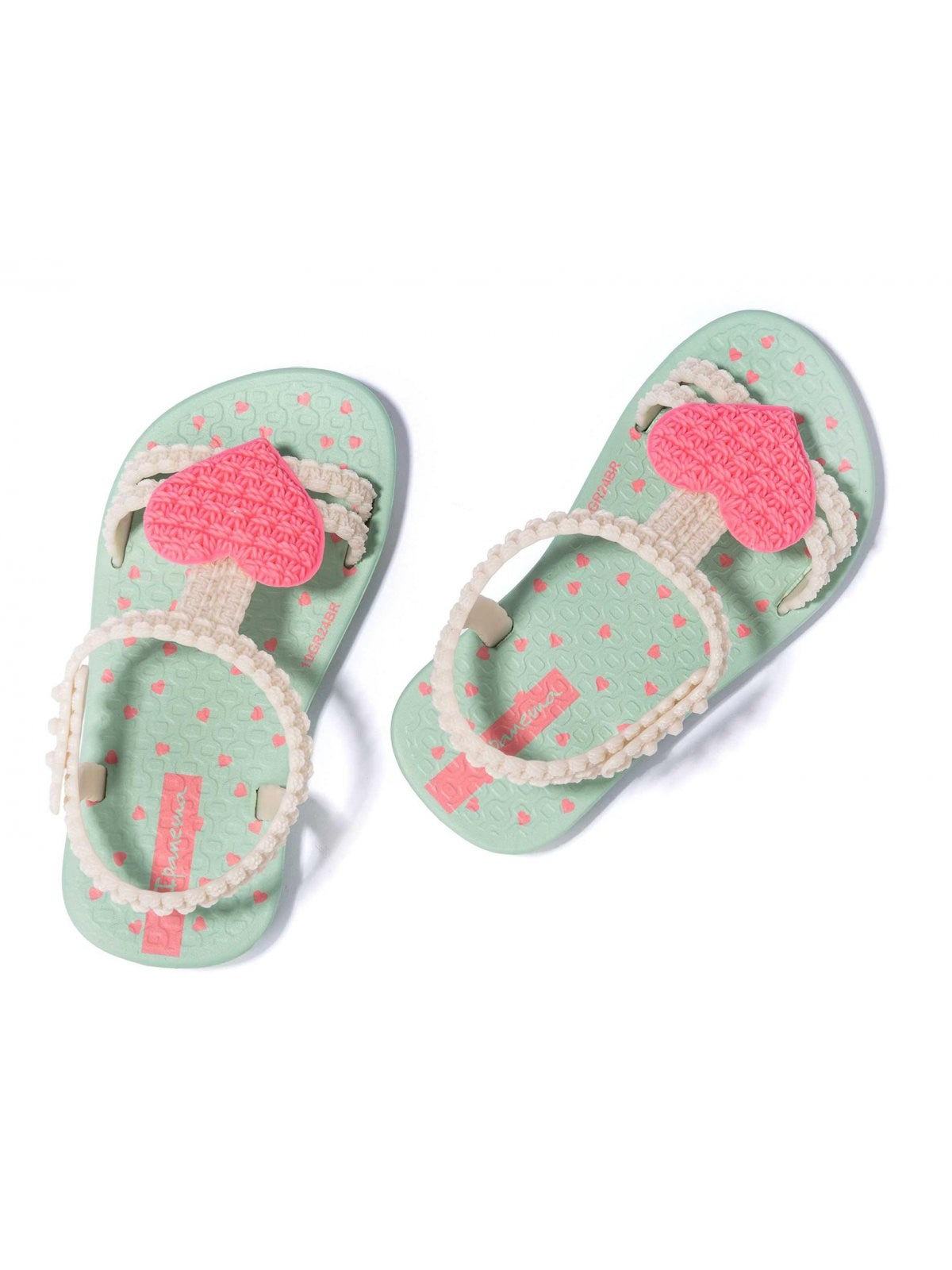 IPANEMA Girls' Sandal IP.81997 BC820 GREEN/BEIGE/PINK