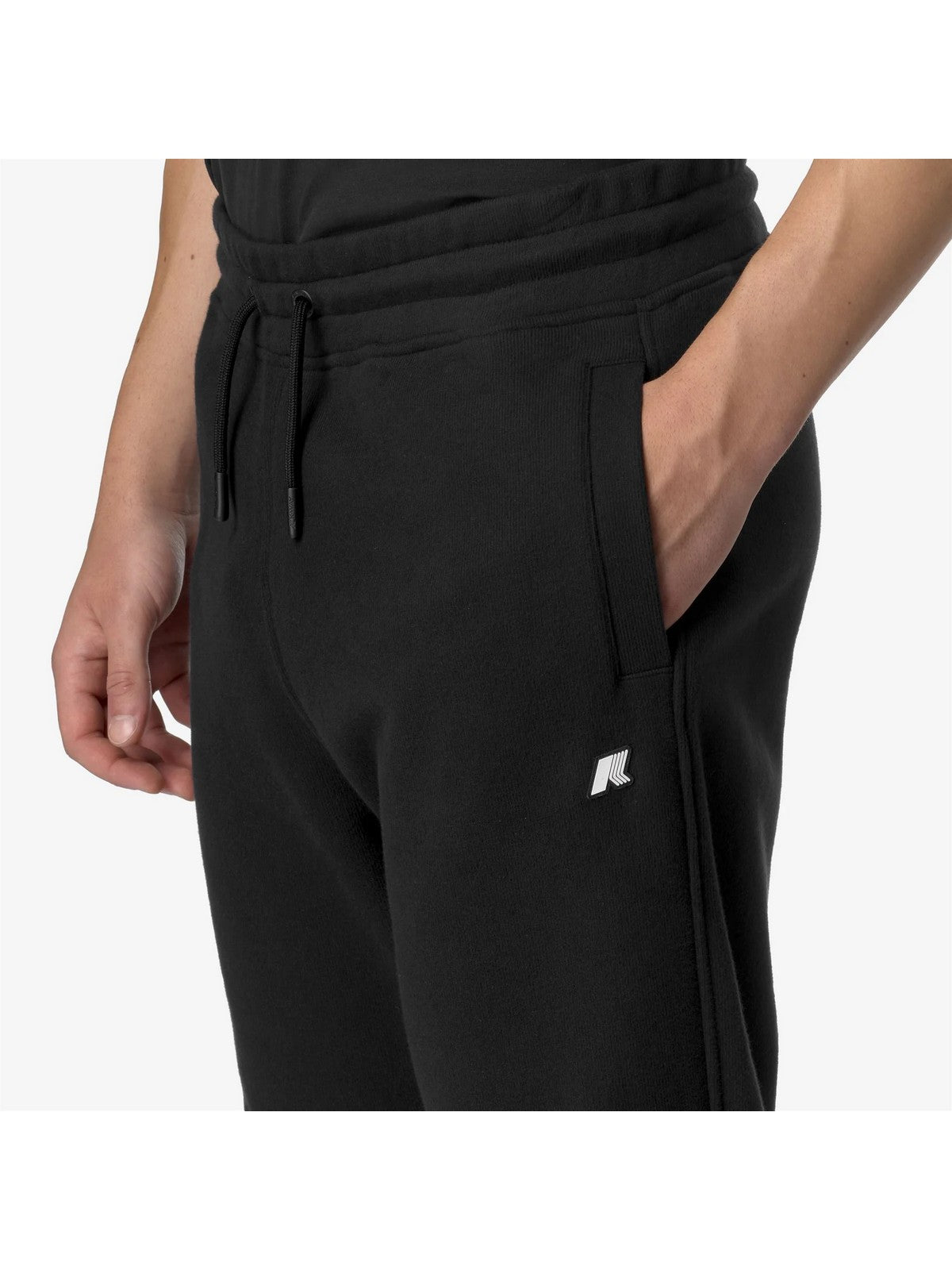 K-WAY Pantalone Uomo MICKYEL HEAVY FLEECE K2126LW USY Nero - Stilato