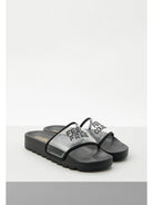 COLORS OF CALIFORNIA Ciabatta Donna slide in plexi HC.JINFY407 BLA Nero - Stilato