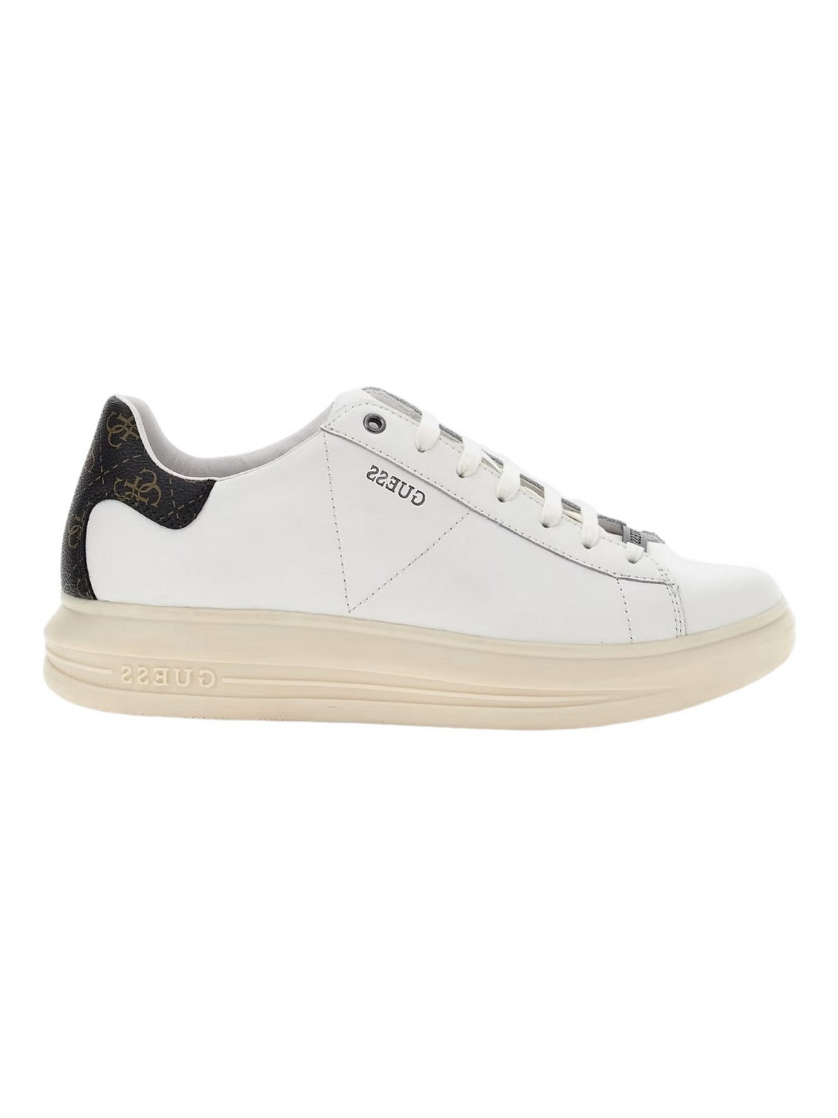 GUESS Sneaker Uomo Vibo FM8VIB FAP12 WBROC Bianco - Stilato