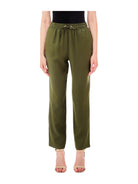 LIU JO WHITE Pantalone Donna MA4353T3406 X0542 Verde - Stilato