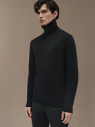 RRD Maglione dolcevita Uomo MAXELL TURTLENECK KNIT W24159 10 Nero - Stilato