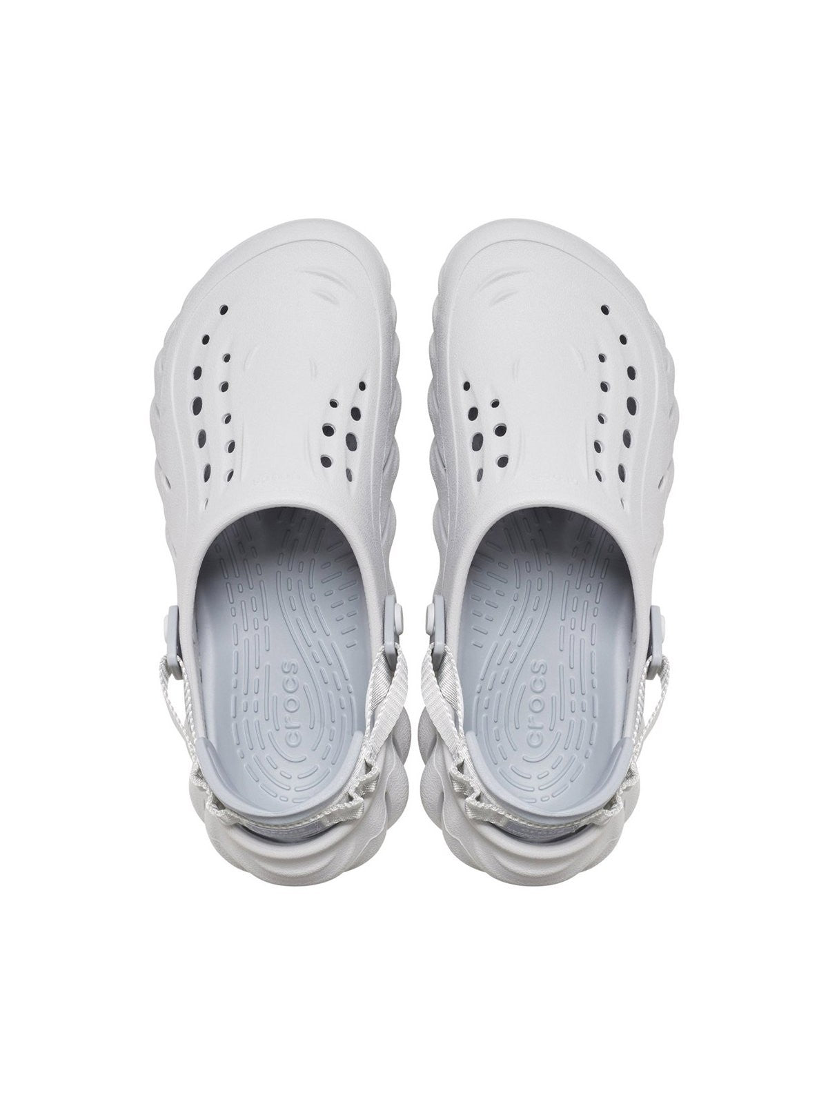 CROCS Ciabatta Uomo Crocs echo clog 207937 1FT Grigio - Stilato