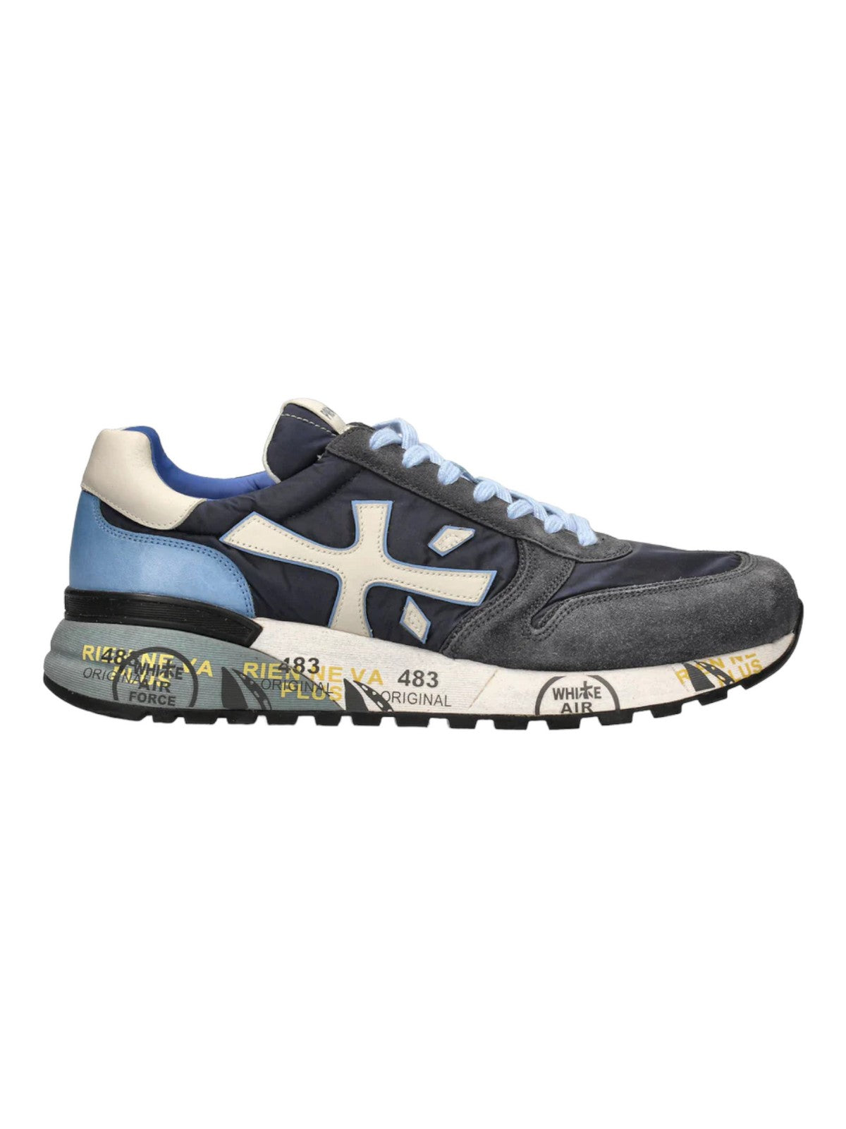 PREMIATA Sneaker Uomo Lucy MICK VAR 1280E Blu - Stilato