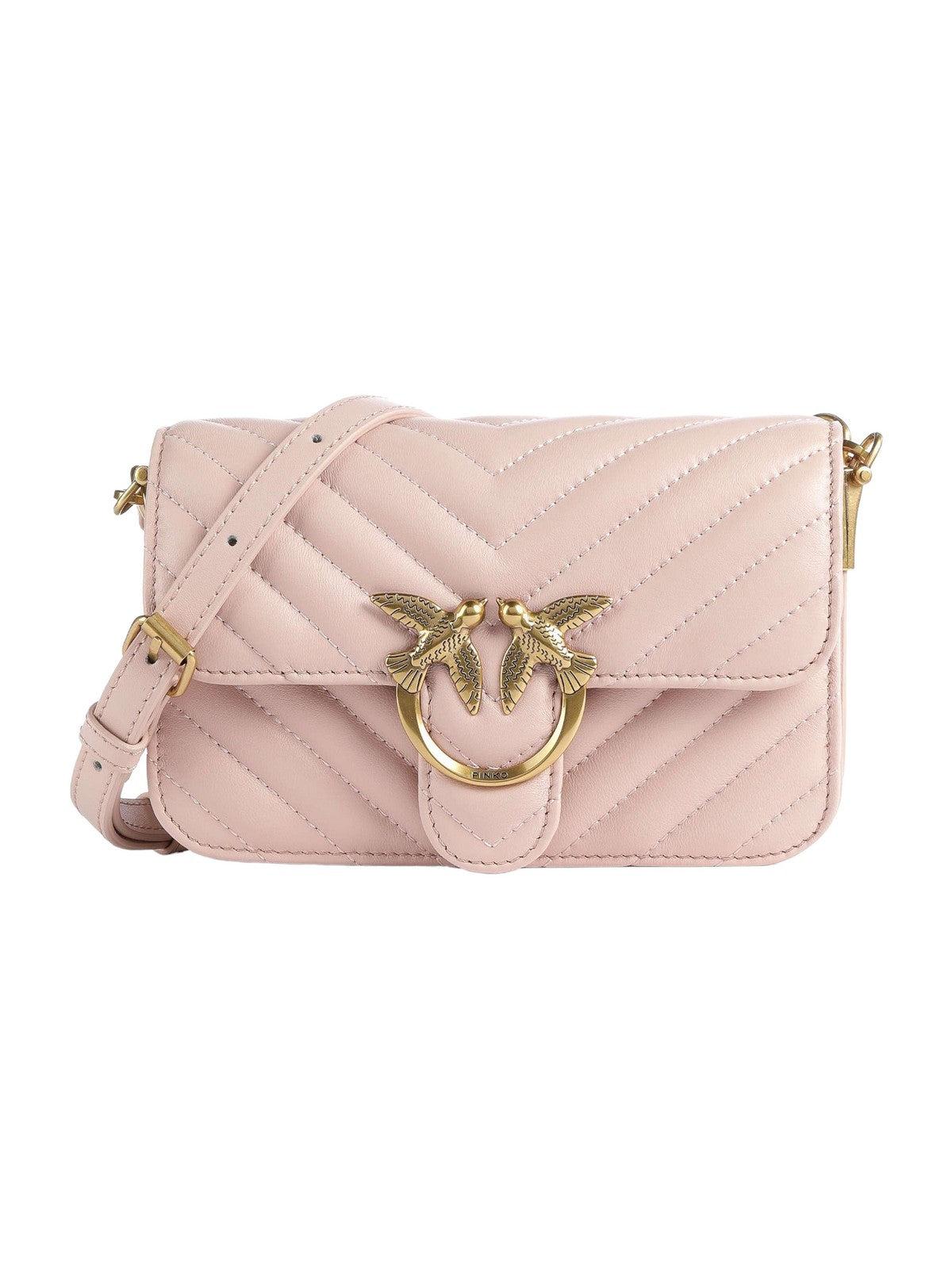 PINKO Borsa Donna Love bell mini 100048-A0GK O81Q Rosa - Stilato