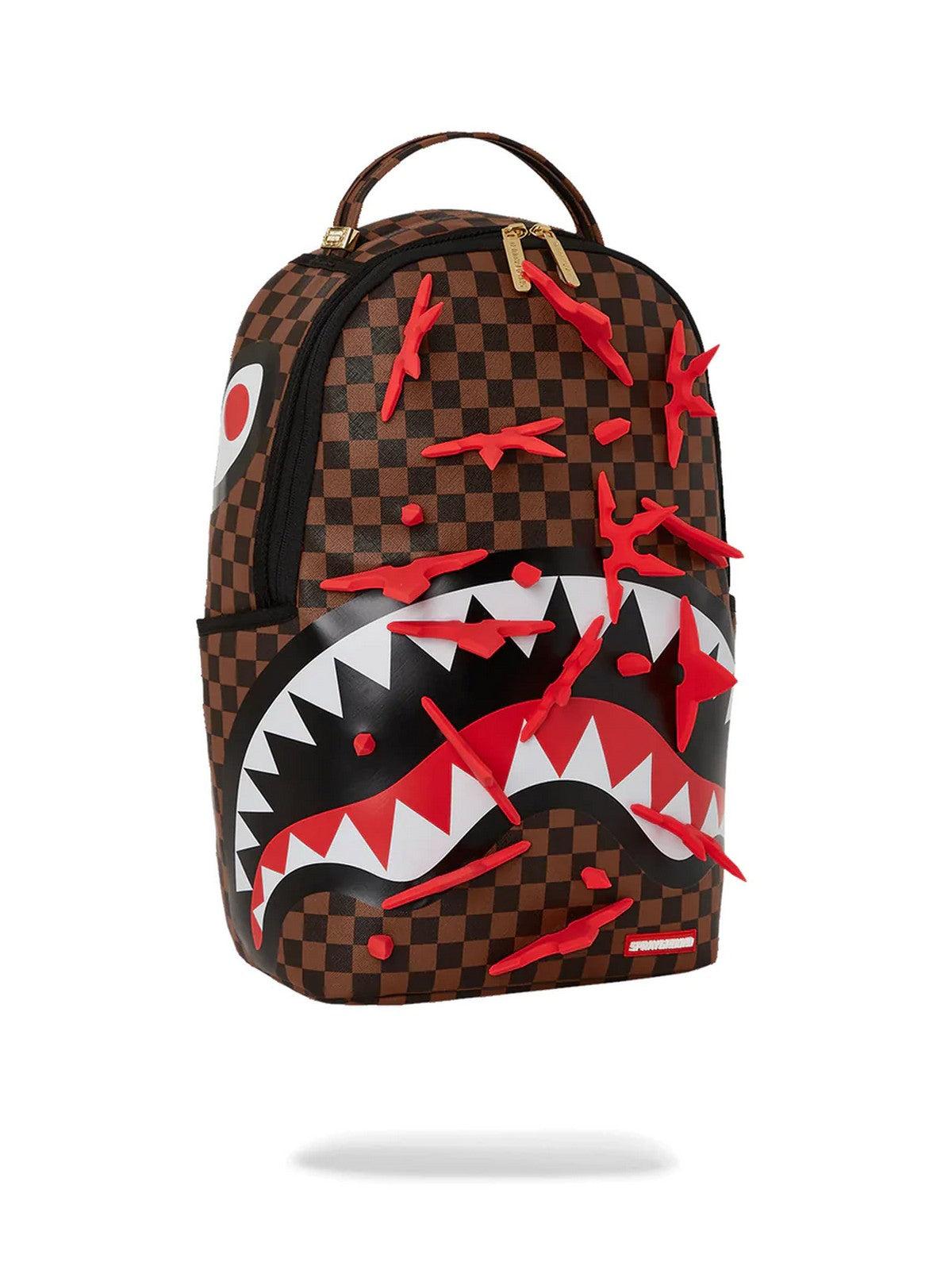 Zaino Marrone Sprayground Uomo - Ninja star 910B3774NSZ - Stilato