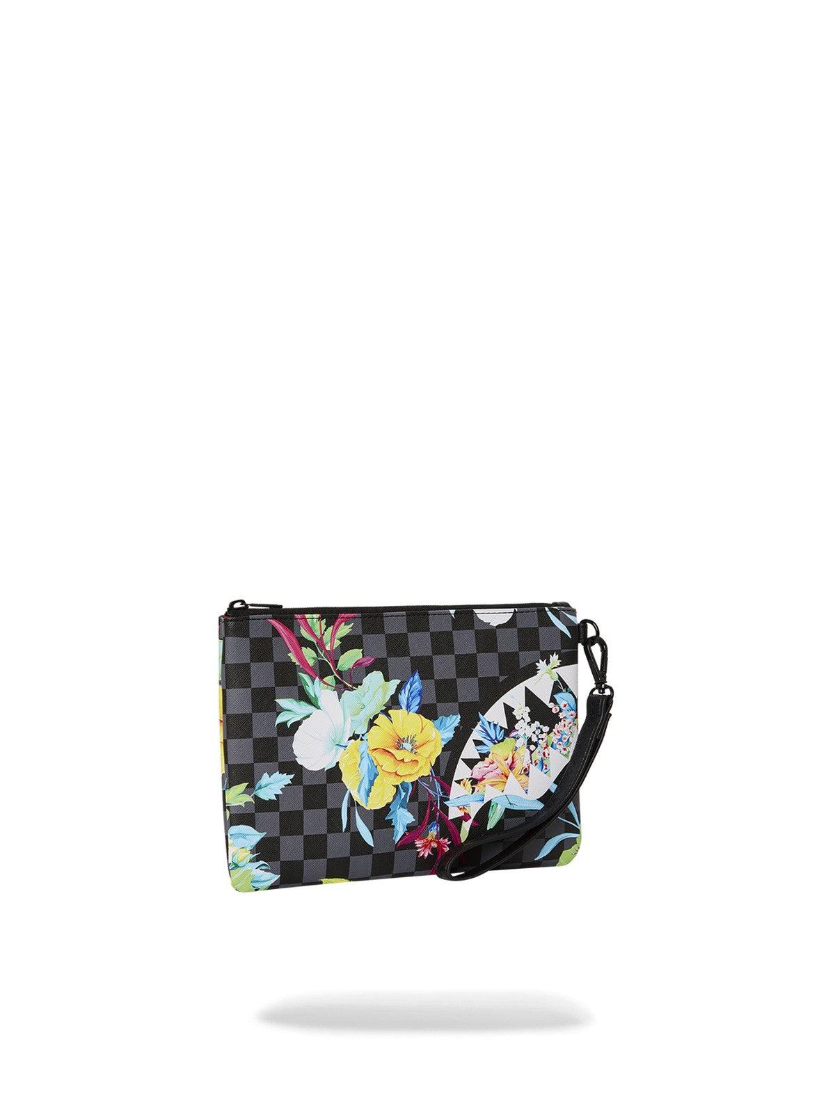 SPRAYGROUND Pochette Donna Neon floral 910B5619NSZ Nero - Stilato