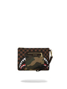 SPRAYGROUND Pochette Uomo Sip with camo accent 910B5630NSZ Marrone - Stilato