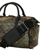 SPRAYGROUND Borsa Donna $ Pattern over camo 910D5551NSZ Verde - Stilato