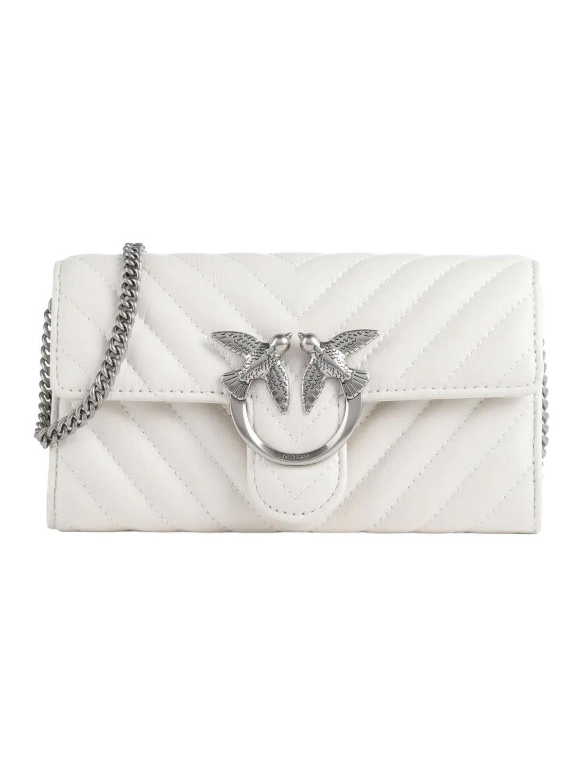 PINKO Borsa Donna Love one wallet 100062-A0GK Z14O Bianco - Stilato