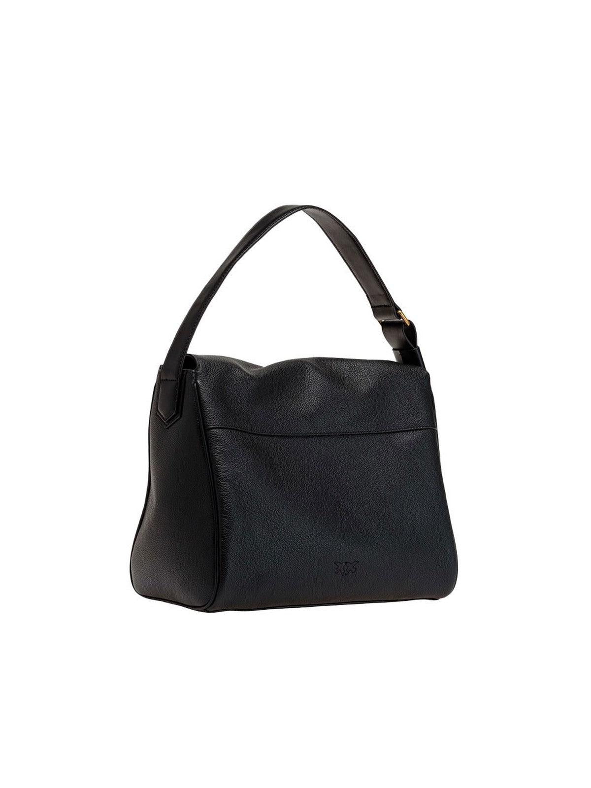 PINKO Borsa Donna Leaf hobo big 101705-A0QO Z99Q Nero - Stilato