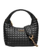 GUESS Borsa Donna Tia Luxury Satchel HWQA91 87120 BLA Nero - Stilato