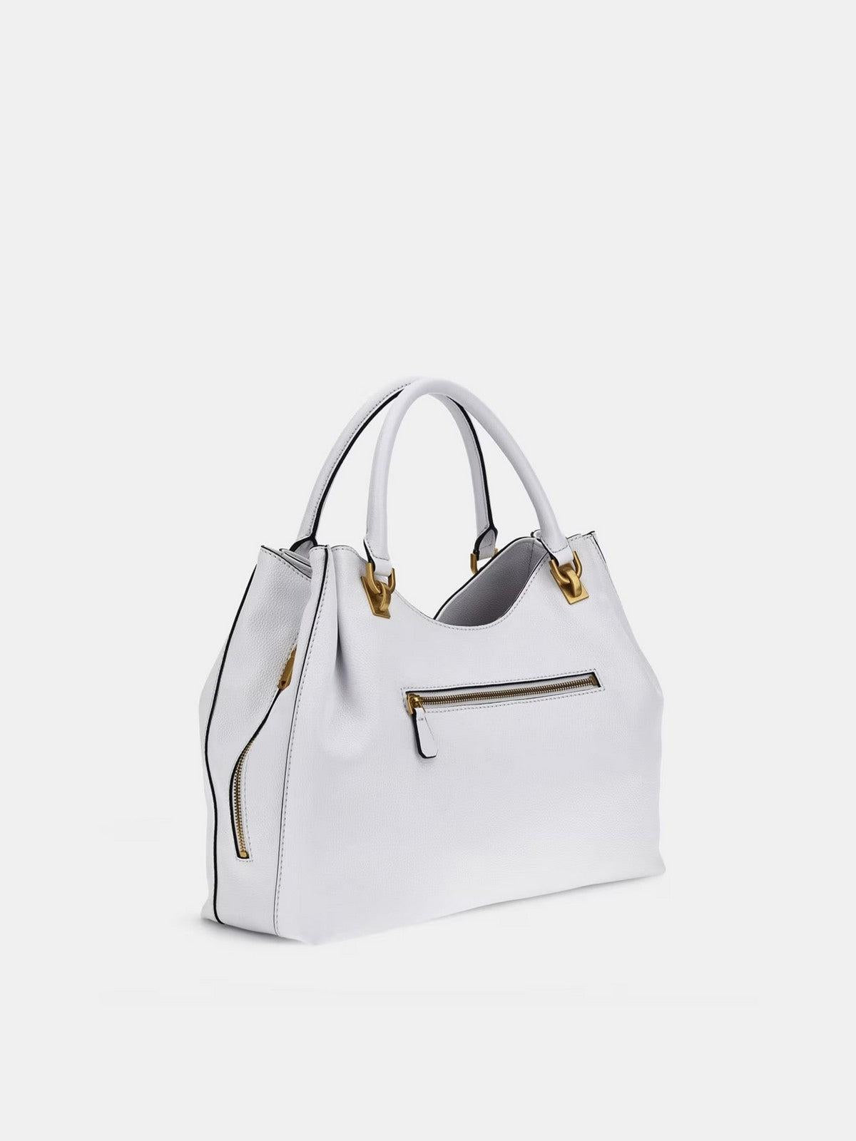 GUESS Borsa Donna James Girlfriend Sat HWVA92 22230 WHI Bianco - Stilato