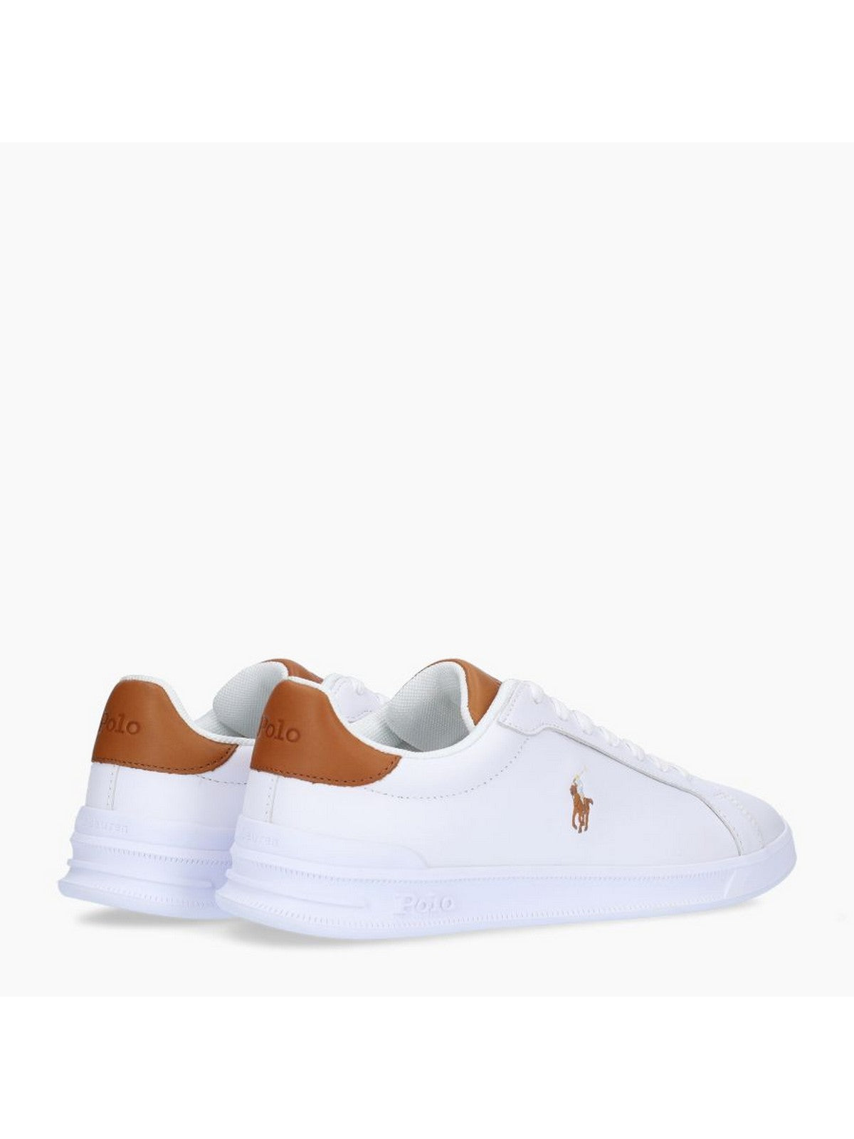 POLO RALPH LAUREN Sneaker Uomo Hrt ct II 809877598 001 Bianco - Stilato