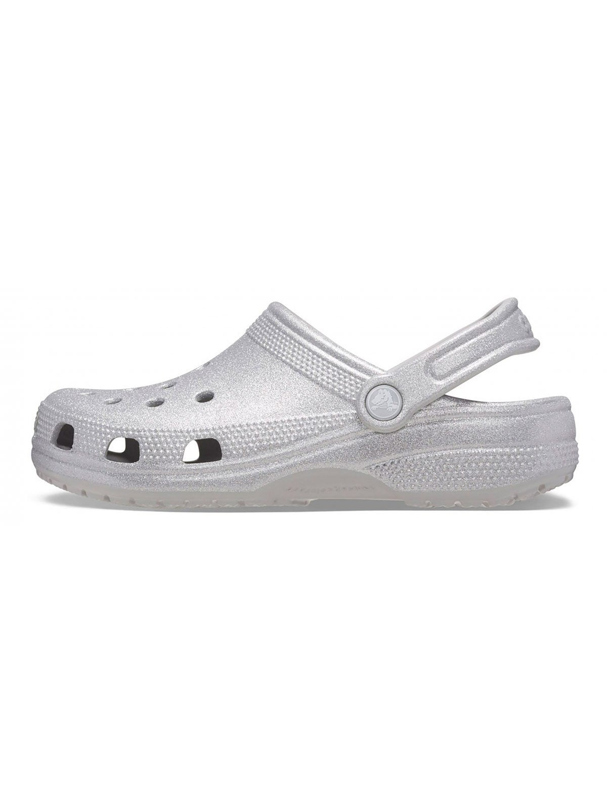 CROCS Ciabatta Donna Classic Glitter Clog W 205942 0IC Argento - Stilato