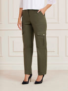 MARCIANO Pantalone Donna Alice Cargo Pant 4YGB16 7124A G8F6 Verde - Stilato