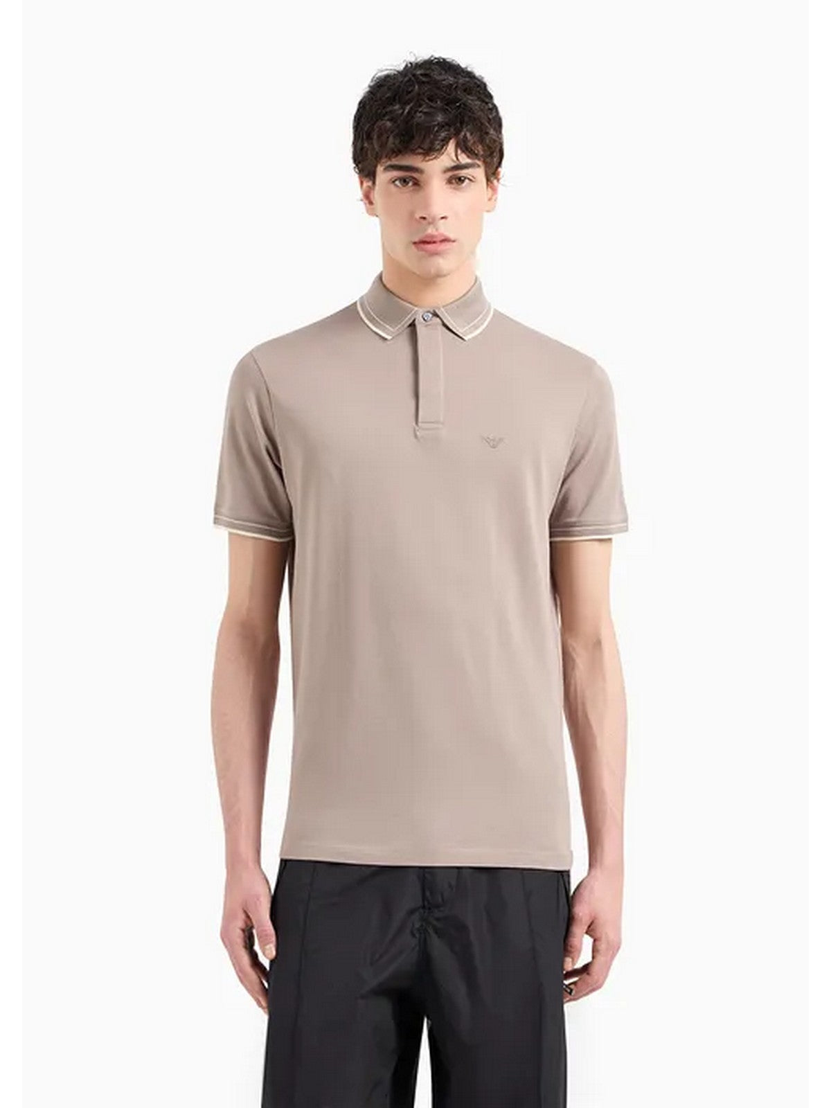 EMPORIO ARMANI T-Shirt e Polo Uomo 3D1FM6 1JTKZ 0650 Beige - Stilato