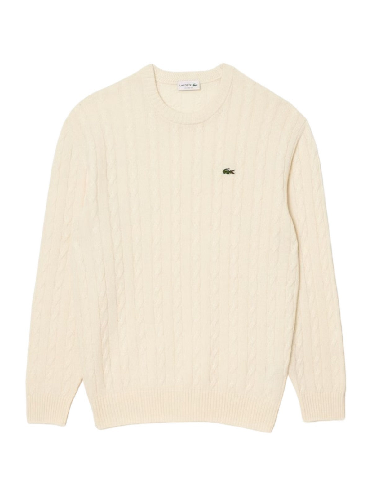 LACOSTE Maglione Uomo AH8566 XFJ Bianco - Stilato