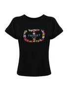 TWINSET T-Shirt e Polo Donna 241TP2214 00006 Nero - Stilato