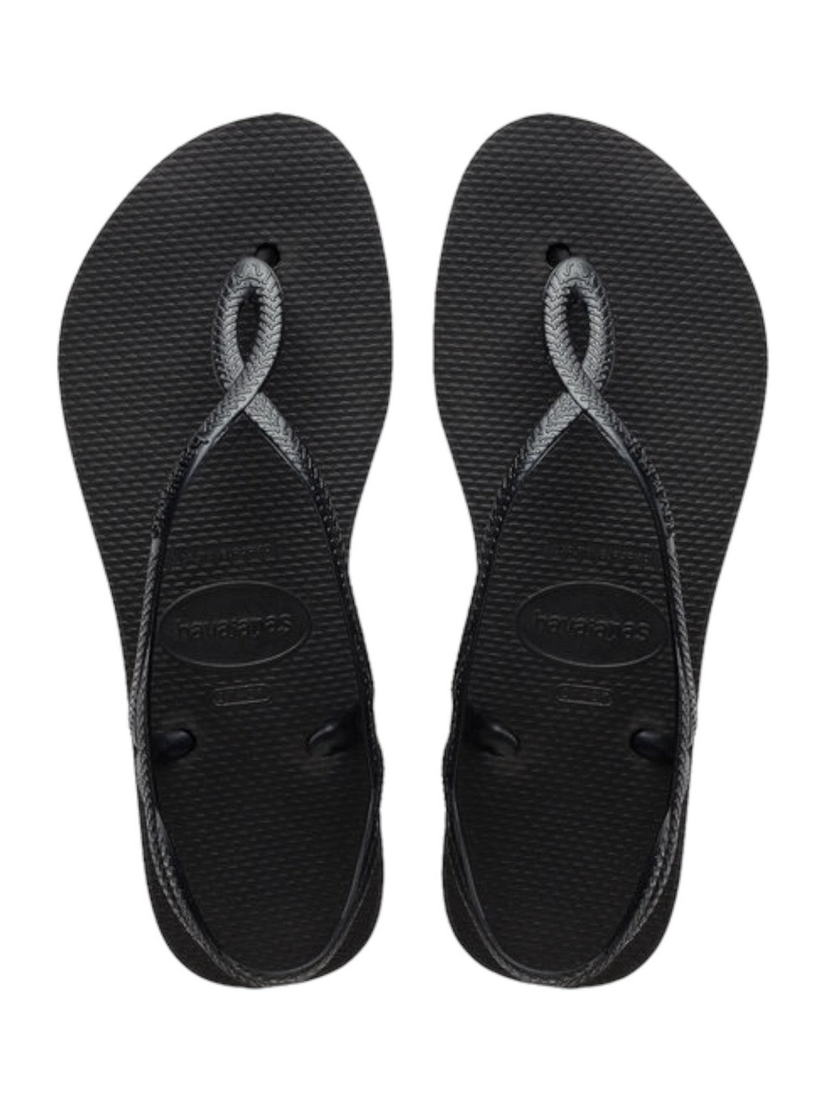 HAVAIANAS Infradito Donna Hav. Luna Flatform 4148600.0090 Nero - Stilato