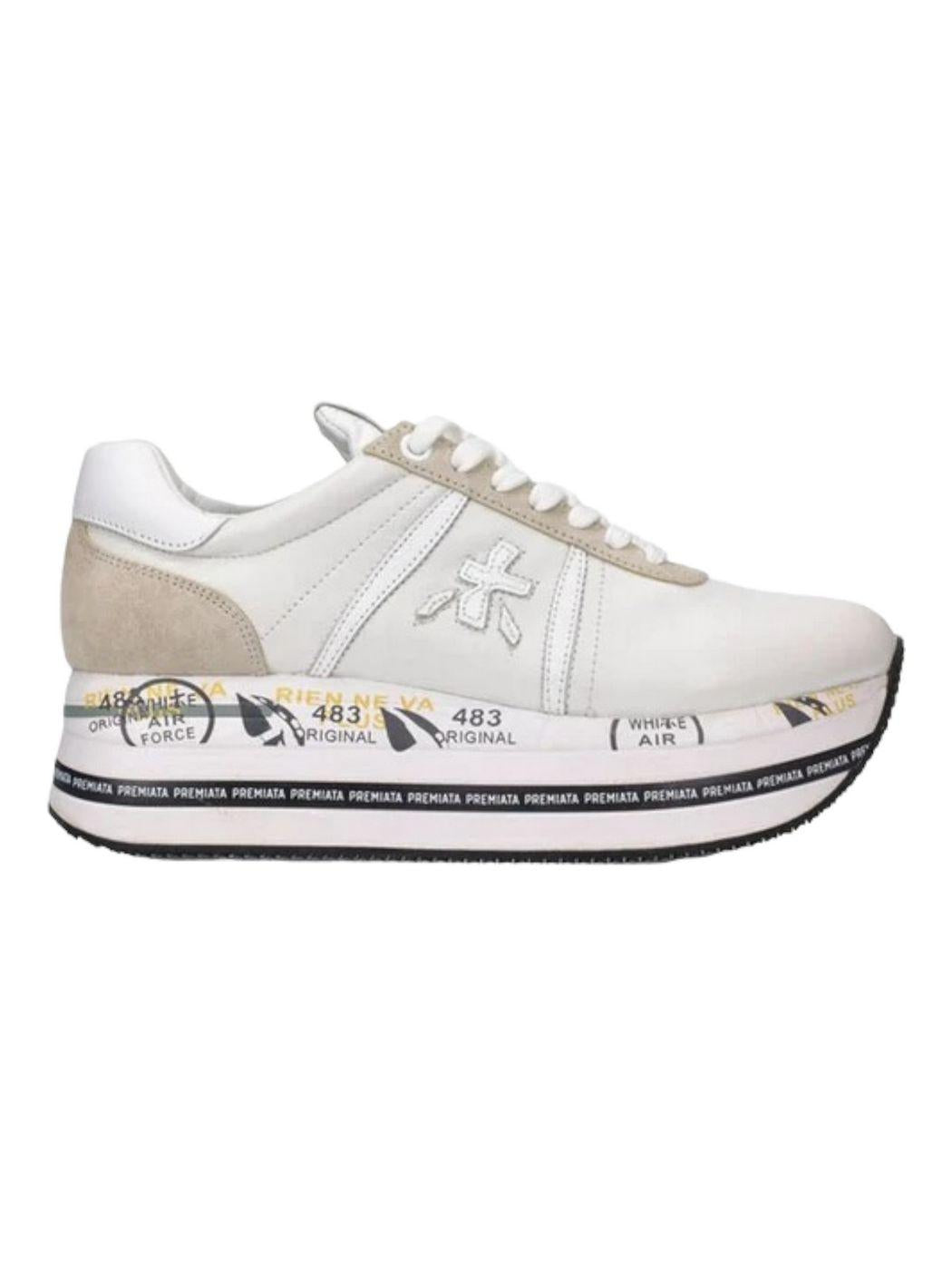 PREMIATA Sneaker Donna Beth BETH VAR 5603 Bianco - Stilato