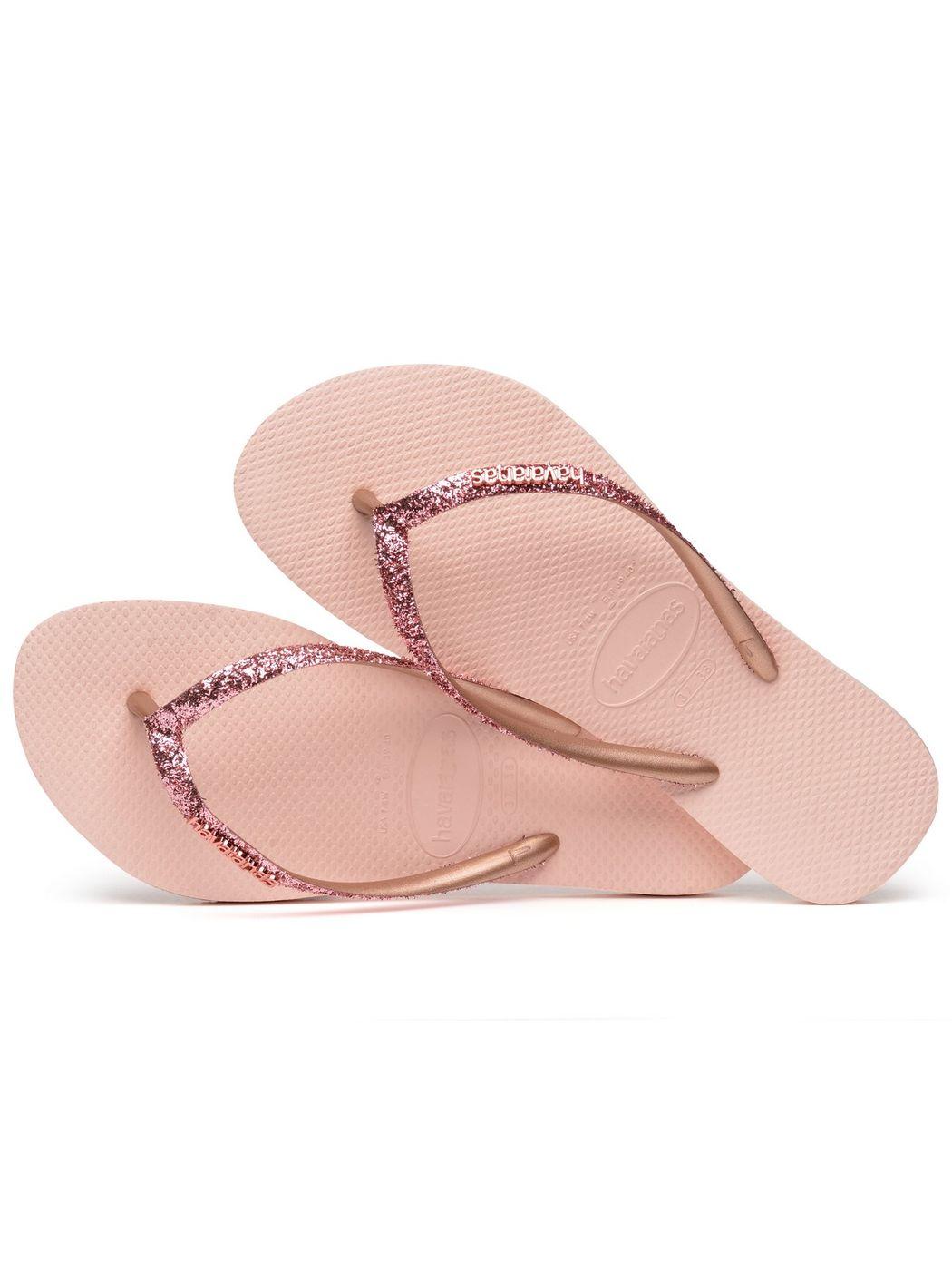 HAVAIANAS Infradito Donna Hav. Slim Glitter II 4146975.3606 Rosa - Stilato