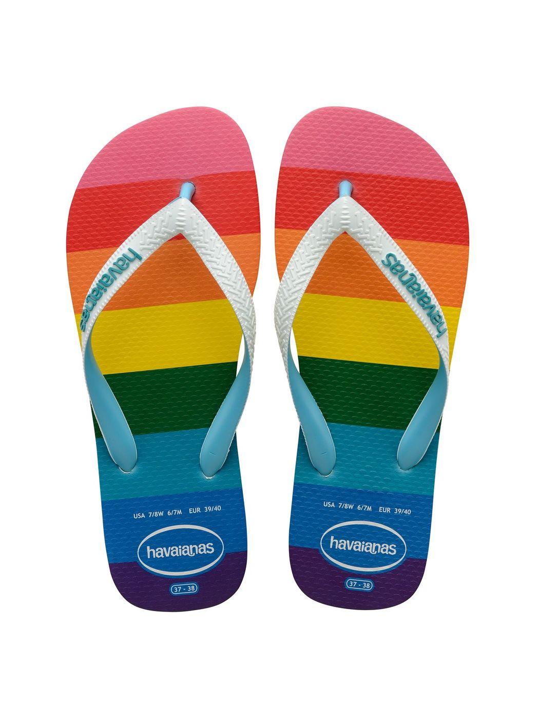 HAVAIANAS Infradito Unisex adulto Hav. Top pride allover 4145742.0031 Blu - Stilato