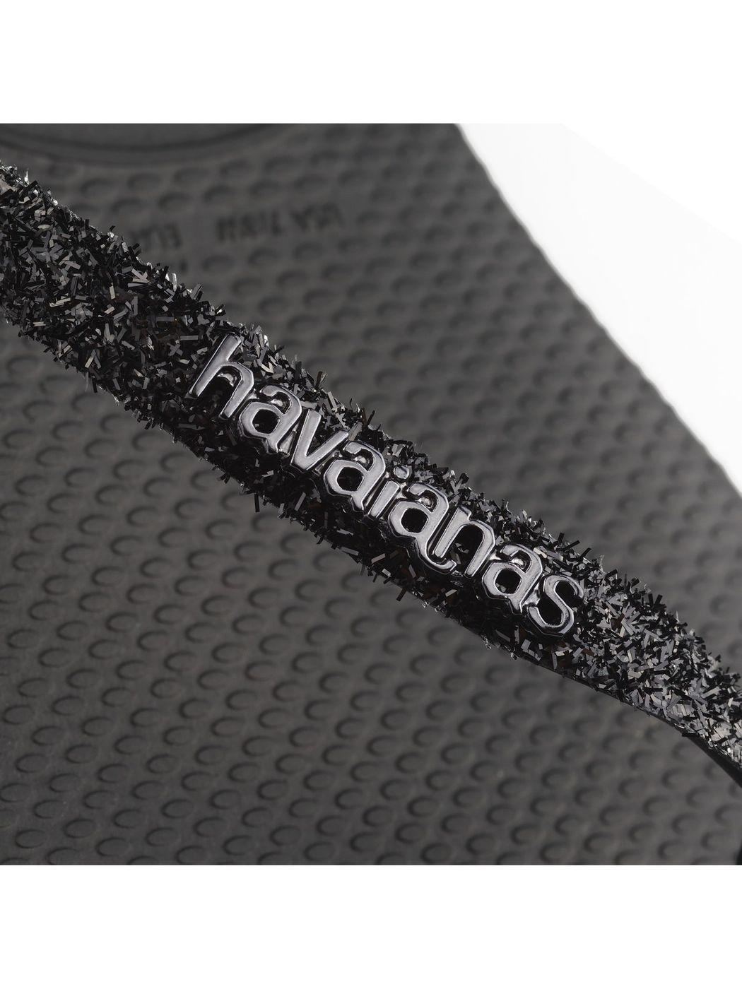 HAVAIANAS Infradito Donna Hav. Slim Glitter II 4146975.4057 Nero - Stilato