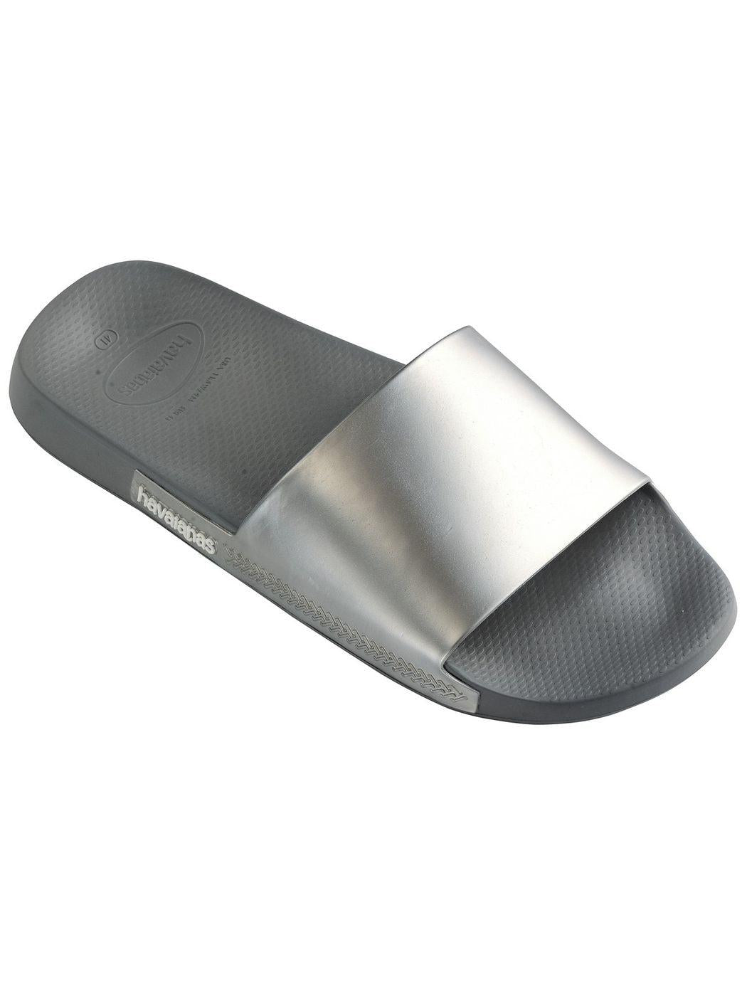 HAVAIANAS Ciabatta Donna Hav. Slide Classic Metallic 4147131.5178 Grigio - Stilato