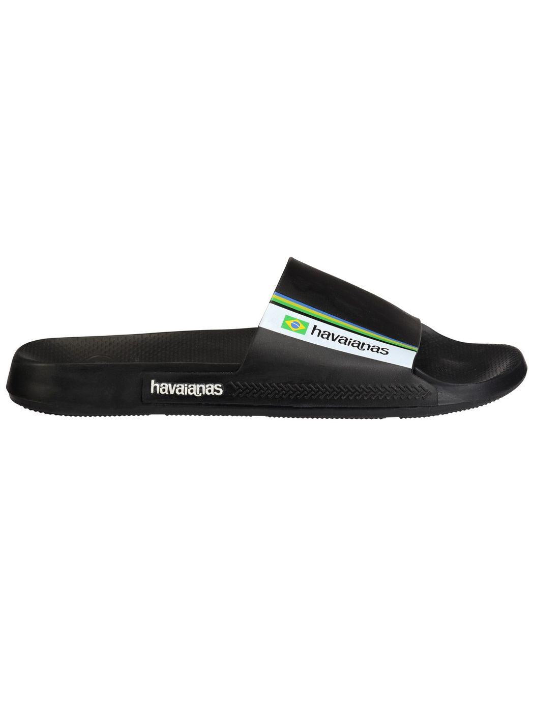 HAVAIANAS Ciabatta Unisex adulto Hav. Slide Brasil 4147319.0090 Nero - Stilato