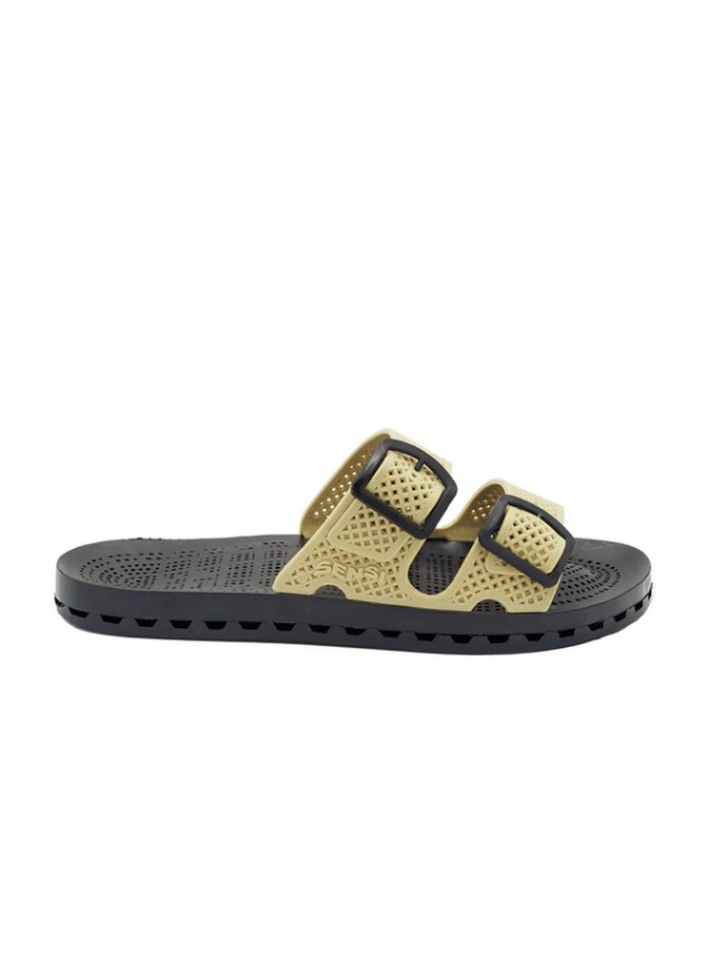 SENSI Ciabatta Unisex adulto La jolla urban 4150/U 348 Giallo - Stilato