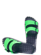 SENSI Ciabatta Unisex adulto la jolla black fluo 4151/BF 301 Verde - Stilato