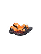 SENSI Ciabatta Unisex adulto la jolla black fluo 4151/BF 300 Arancione - Stilato