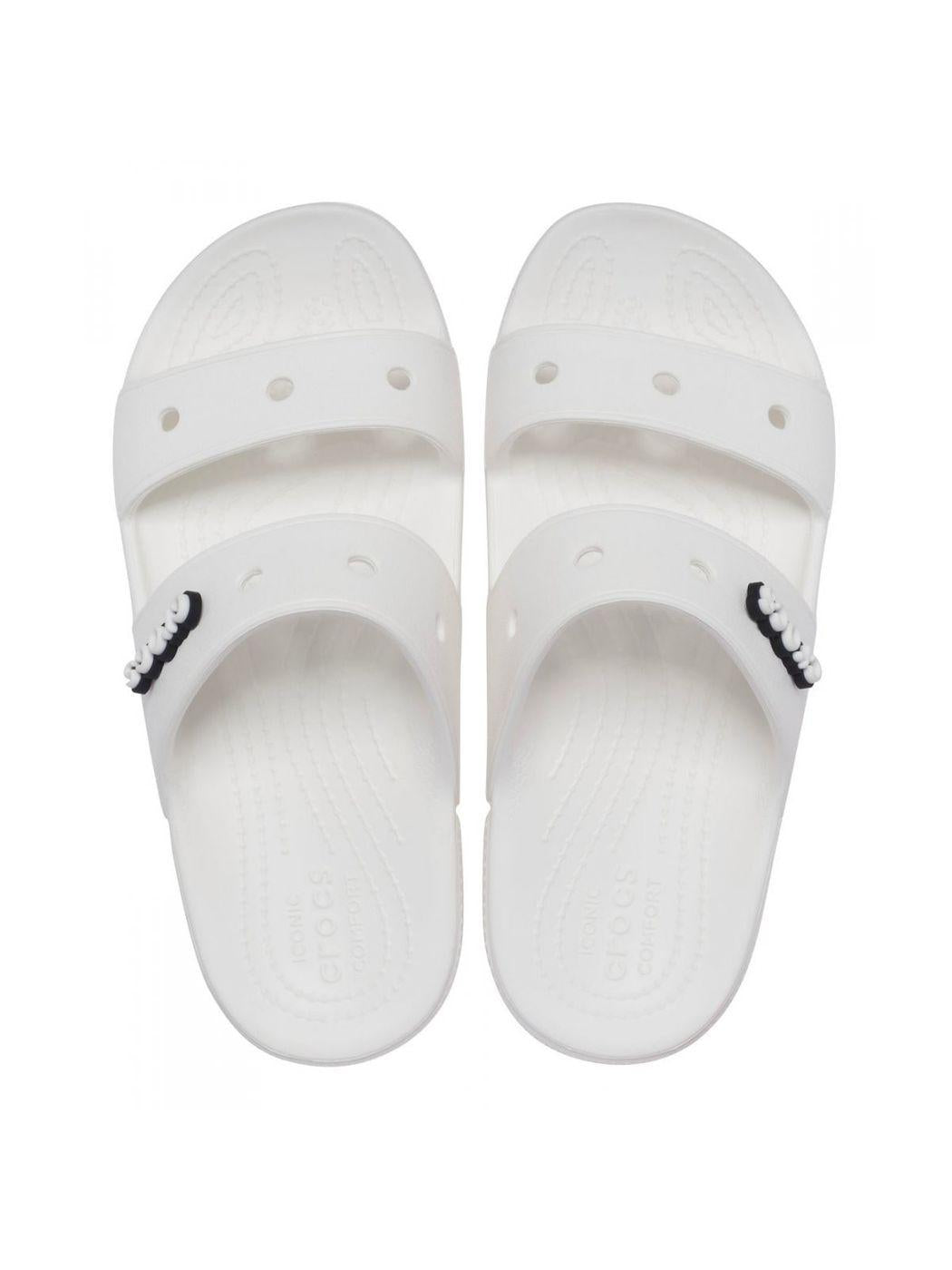 CROCS Ciabatte Unisex adulto Classic crocs sandal 206761 100 Bianco - Stilato