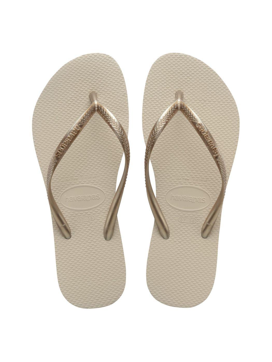 HAVAIANAS Infradito Donna HAV. SLIM 4000030.0121 Beige - Stilato