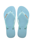 HAVAIANAS Infradito Donna Hav. Slim Glitter Flourish 4147122.1671 Blu - Stilato