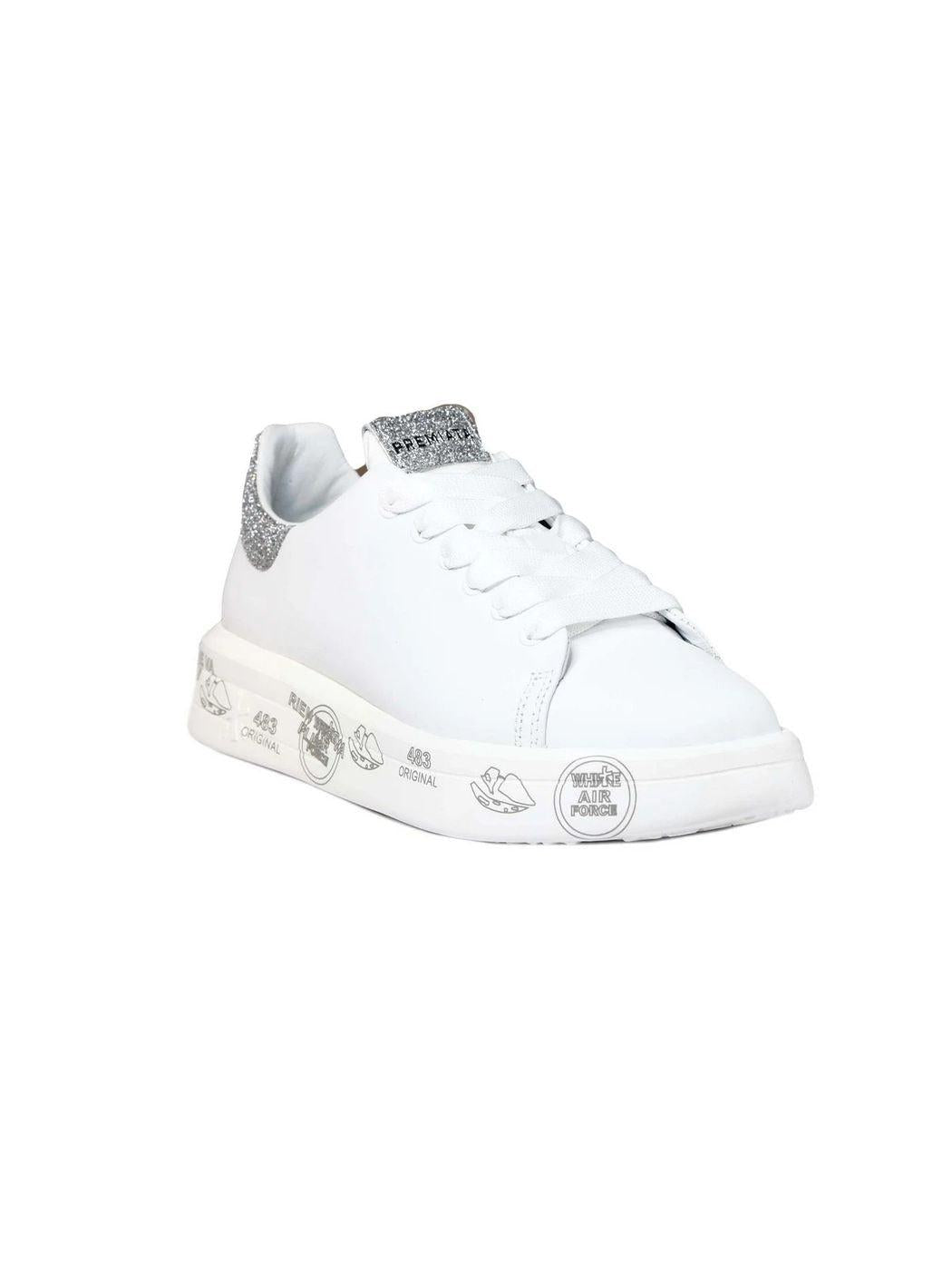 PREMIATA Sneaker Donna BELLE VAR 4903 Bianco - Stilato