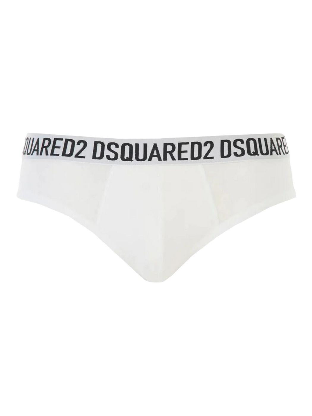 DSQUARED2 Slip Uomo D9L613610 100 Bianco - Stilato