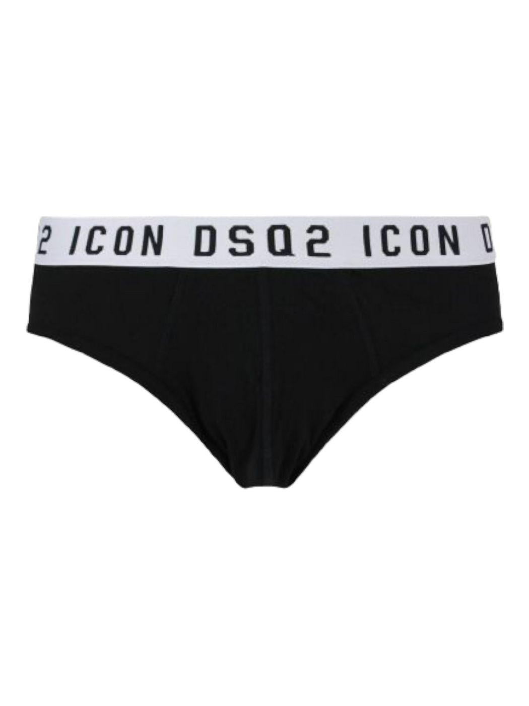 DSQUARED2 Slip Uomo D9L613450 010 Nero - Stilato