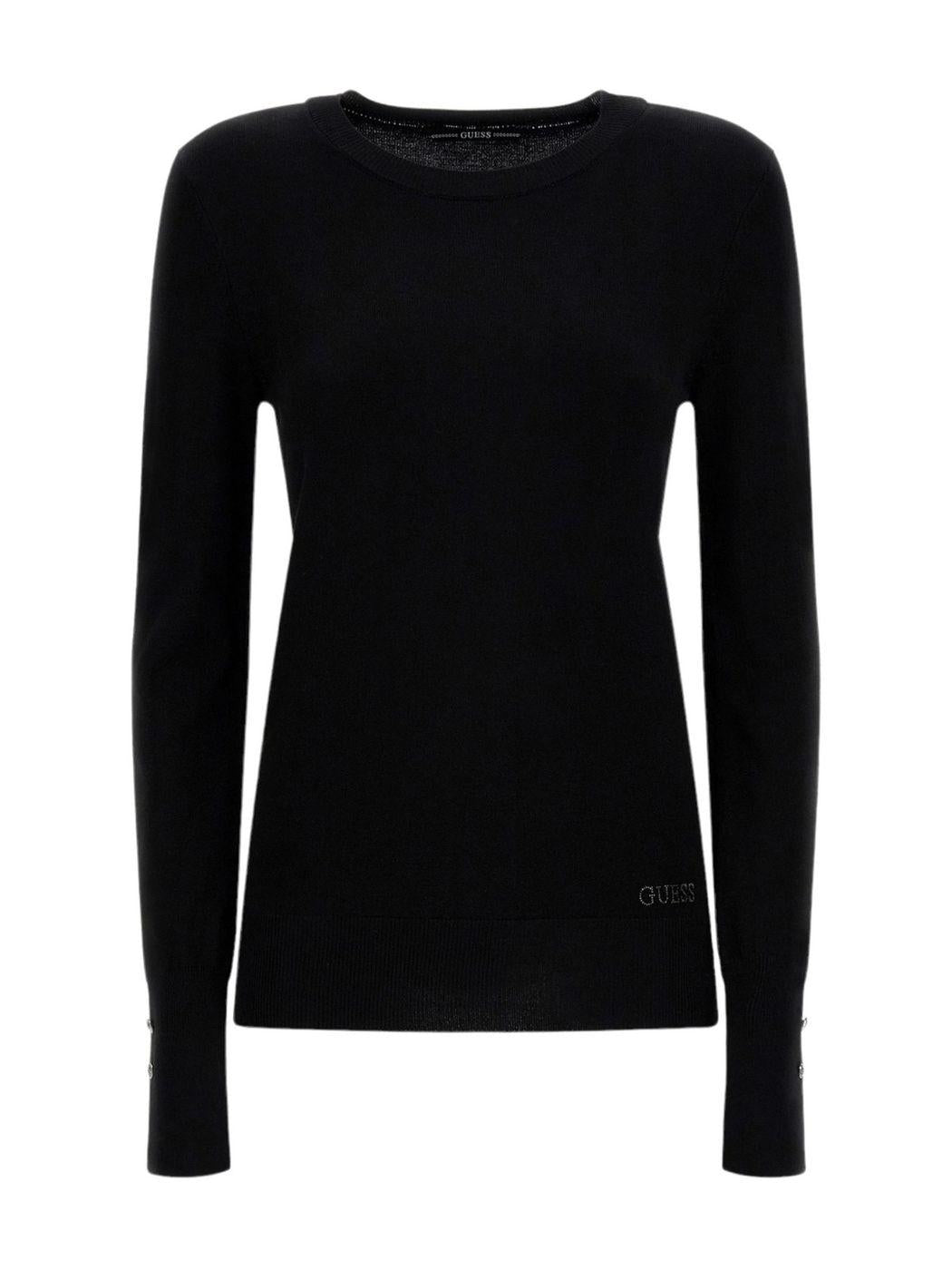 GUESS Maglione Donna W2YR30 Z2V62 JBLK Nero - Stilato