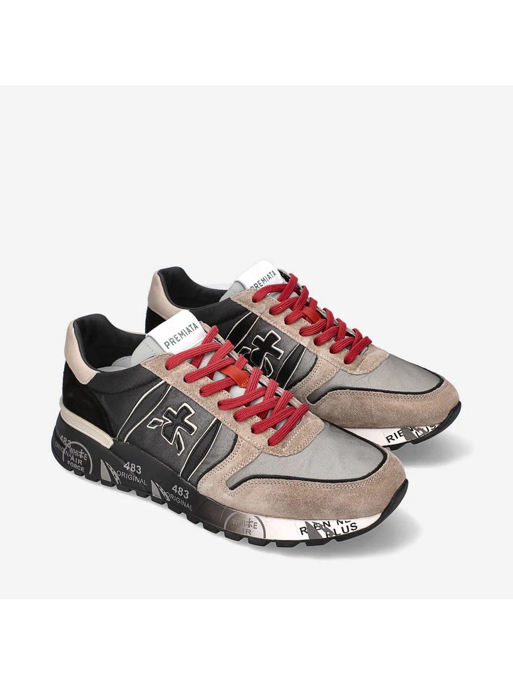 PREMIATA Sneaker Uomo LANDER VAR 5362 Grigio - Stilato