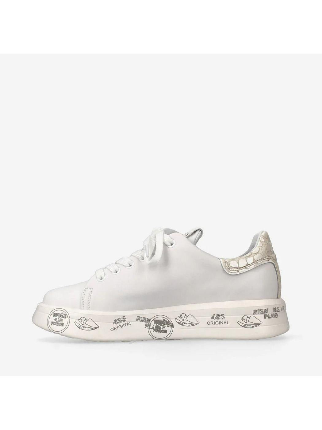 PREMIATA Sneaker Donna BELLE VAR 5990 Bianco - Stilato